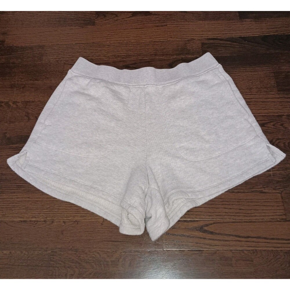 Madewell AiryTerry Sweat Shorts Womens Medium Light Gray Cotton 3.5" Inseam MWL